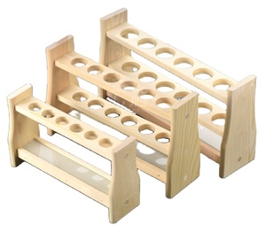 Support de <span class=keywords><strong>tube</strong></span> <span class=keywords><strong>à</strong></span> <span class=keywords><strong>essai</strong></span> <span class=keywords><strong>en</strong></span> <span class=keywords><strong>bois</strong></span> <span class=keywords><strong>à</strong></span> 6 trous - Product Image 1