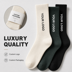 <span class=keywords><strong>Calcetines</strong></span> Deportivos de Entrenamiento Gruesos de Rizo con Diseño Personalizado, <span class=keywords><strong>Calcetines</strong></span> Deportivos Acolchados para Hombre - Product Image 1