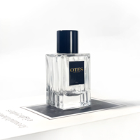 Flacon de parfum rectangulaire vide, emballage cosmétique, flacon pompe pour lotion, 30ml 50ml 100ml, flacons de parfum en verre