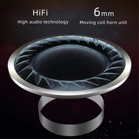 Écouteurs sans fil A6S Airbuds A6S BT 5.3 à commande tactile, étanches, avec indicateur de batterie LED
