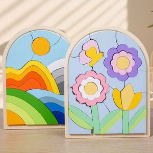 Rompecabezas de Girasol Colorido para Niños en Edad Preescolar, Decoración de Oficina, Juguete Educativo para Niños Pequeños - Product Image 2