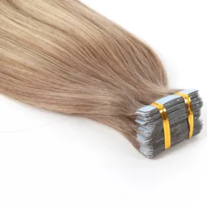 Direct Factory Human Hair Extensions Supplier Virgin Cuticle Russian Double Drawn Hair Invisible Tape Wefts