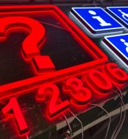 Enseigne électronique DakeSign personnalisée avec lettres en relief 3D éclairées par LED pour magasin, entreprise automobile, hôpital, publicité commerciale