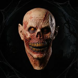 <span class=keywords><strong>Masque</strong></span> <span class=keywords><strong>de</strong></span> fête d'Halloween en latex Horreur <span class=keywords><strong>Ghoul</strong></span> - Visage réaliste déchiré, dents aiguisées, yeux jaunes - Accessoire <span class=keywords><strong>de</strong></span> costume tendance - Product Image 2