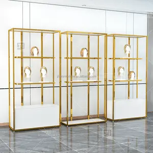 Stock Available Underwear Lingerie Retail Store Display Hanger Bra And Panty Display Rack Furniture Gold With Factory Custom