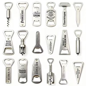 Abridor de Botellas de Metal Negro Mate Personalizado con Logotipo de Empresa, Imán para Refrigerador, Recuerdo - Product Image 2