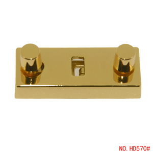 Cao cấp Kim Loại túi xách Báo Chí cơ chế khóa da túi phụ kiện Twist đẩy ổ khóa tùy chỉnh thiết kế hợp kim kẽm Ví Clasp khóa - Product Image 4