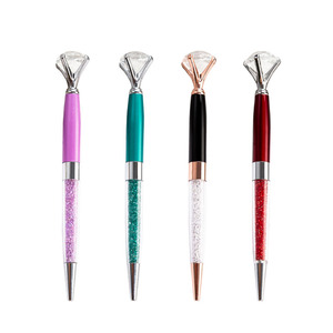 Bolígrafo de Cristal de Alta Calidad con Logotipo, Bolígrafo de Metal Dorado Rosa para Mujer, Bolígrafo de Firma, Bolígrafo de Cristal con Diamantes Mágicos - Product Image 1