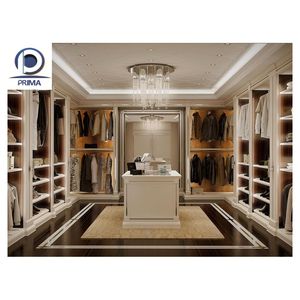 PRIMA industrie Style italien <span class=keywords><strong>vestiaire</strong></span> ouvert U forme armoire armoire métal verre porte promenade dans armoire vêtements <span class=keywords><strong>placard</strong></span> - Product Image 2