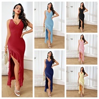 Super TK Hot European American Factory Supplier Roupas Women's Fashion Dresses for Stock Clearance Sale Womens Dresses Wholesale
