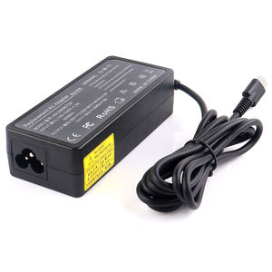 65W Type C Noir <span class=keywords><strong>Chargeur</strong></span> D'ordinateur Portable Adaptateur Secteur pour <span class=keywords><strong>Lenovo</strong></span> <span class=keywords><strong>Yoga</strong></span> C940 C740 C930 920 910 730 S730 730 S ThinkPad - Product Image 3