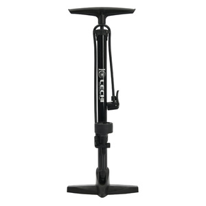 Pompe à air manuelle sur pied Lechi 32x620mm avec manomètre pour gonflage des pneus de vélo - Product Image 1