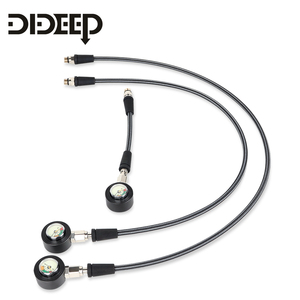Manómetro de Buceo DIDEEP de Alta Presión, 350 Bar, Material Trenzado, Negro, Impermeable, Ajustable y Duradero - Product Image 2