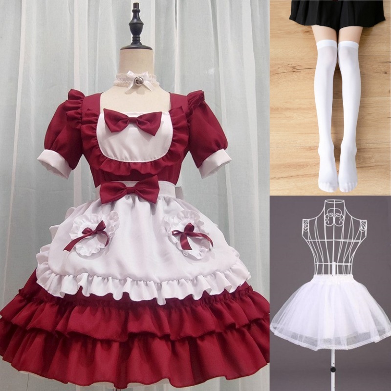 Red [White socks and petticoat]