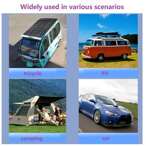 แผงเซลล์แสงอาทิตย์แบบพกพา12V หลังคารถมีความยืดหยุ่น20W 35W สำหรับชาร์จกลางแจ้ง - Product Image 4