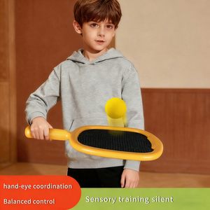 Ensembles de raquettes de tennis pour l'entraînement sensoriel et l'équilibre, jouet sportif interactif parent-enfant pour enfants débutants, utilisable en intérieur et en extérieur - Product Image 3