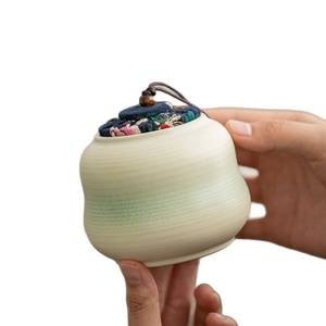 Light Luxury Small <strong>Tea</strong> Storage <strong>Canister</strong> Ceramic Exquisite <strong>Tea</strong> Awakening Jar Customizable for Simple Modern Style Coffee <strong>Tea</strong> <strong>Sets</strong> - Product Image 2