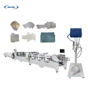 Máquina automática de encolado, recubrimiento y laminación de cartones de Nantong, dispensador de pegamento en frío, 220V, 300 metros por minuto - Product Image 1