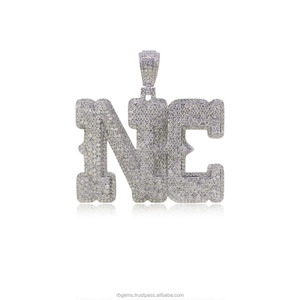 Hot Sale Fine Jewelry Iced Lab Grown Diamond Cross Pendant 14K Solid Gold Brilliant Cut for Certified Classic Style <b>Men</b> Hip Hop - Product Image 2