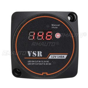 รีเลย์แยกการชาร์จแบบไวต่อแรงดันไฟฟ้า พร้อมหน้าจอดิจิตอล VSR 12V 140A สำหรับรถบ้าน รถ RV เรือยอชท์ เรือเดินสมุทร อุปกรณ์แยกแบตเตอรี่อัจฉริยะ - Product Image 2