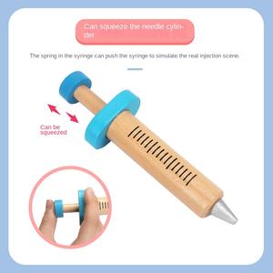 Vente en gros <span class=keywords><strong>de</strong></span> jouets en bois jeu <span class=keywords><strong>de</strong></span> simulation <span class=keywords><strong>de</strong></span> docteur kit médical d'injection d'infirmière jeu <span class=keywords><strong>de</strong></span> rôle jouets classiques <span class=keywords><strong>jouet</strong></span> <span class=keywords><strong>de</strong></span> simulation <span class=keywords><strong>de</strong></span> docteur - Product Image 4