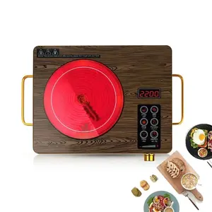 Grosir kompor infra merah jambul perak kualitas baik cooktop infra merah Multifungsi tahan lama dengan daya yang dapat disesuaikan