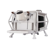 Mesin Kopi Semi-otomatis Single Head Desain Italia Baru Berkualitas Tinggi, Peralatan Pembuat Kopi Profesional untuk Kedai Kopi