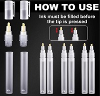 Vente directe usine – Marqueurs vides rechargeables, stylos marqueurs vides pour graffitis, marqueurs permanents vides pour l'écriture sur papier