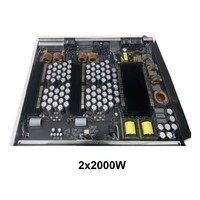 Amplificateur de puissance en métal professionnel neutre de classe D 2 canaux 2x1200W pour KTV Home cinéma et conférence