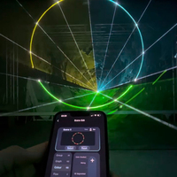 Laser d'animation couleur 10W Knight, le plus vendu, contrôlable par téléphone
