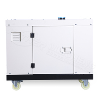 Generator Diesel Super Silent 5KVA 8KVA 10KVA 12KVA 15KVA 20KVA, Genset Low Noise 1/3 Fasa, Generator Diesel Portabel 20Kw 10Kw