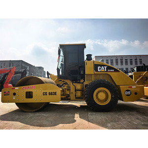 เครื่องบดอัดดินแบบสั่นสะเทือน รุ่นใหม่ปี 2024 CAT CS683E เครื่องยนต์ Caterpillar แท้ ราคา FOB exw cif - Product Image 5