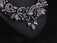 Collier de mode équestre, chaîne à maillons en or, argent, alliage de zinc, métal, motif floral, fourniture de bijoux