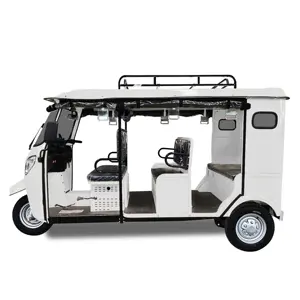 Bajaj Keke Taxi Motor Driewieler Met 9 Zitplaatsen Benzine Driewielige Motorfiets 200cc Riksja