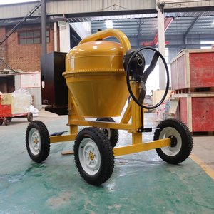 Marcha atrás móvil 350/400/500L Tambor de mezcla de cemento opcional Mezclador de hormigón diésel de carga automática - Product Image 6