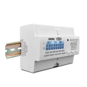 Medidor de energía de 3 fases Din Rail KWH Watt Hora 3*220V 380V 400V 50Hz 60Hz Voltaje Corriente ZN/S con RS485 MODBUS-RUT - Product Image 6