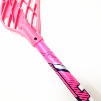 Bâton de Floorball Professionnel en Carbone, Lame en Maille Durable Anti-Vibration, Bâton Unique