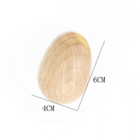 Wholesale Natural Wood Egg Shaker Musical Percussion Instrument