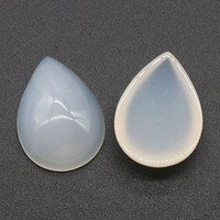 1 pièce 18x25mm Face de bague en cristal naturel en forme de goutte d'eau, Agate rouge et Améthyste, pour la fabrication de bijoux et accessoires de bague DIY