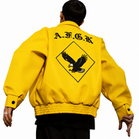 Blouson universitaire OEM pour homme en cuir véritable, style streetwear, avec broderie chenille personnalisée, imperméable, en cuir de vachette, motif lettres universitaires