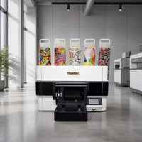 Printer UV Flatbed Terbaru Ukuran A3 Untuk Mencetak Bahan Flatbed Film UV DTF Cangkir Silinder Botol Mesin Cetak All in One