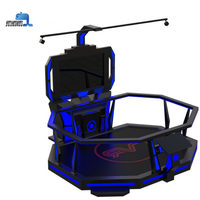 Joueur unique 2.5 mètres 9D 360 degrés de réalité virtuelle simulateur de tapis roulant machine de jeu de tir Type d'intérieur