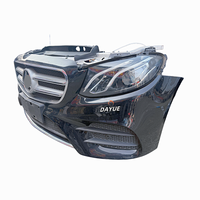 Pare-chocs avant en plastique d'origine d'occasion pour Mercedes-Benz Classe E 213 (2017-2020), fixation par boulons, ajustement universel, peinture noire, garantie 1 an