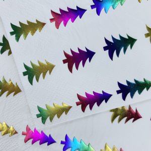 Tovaglioli Bianchi con Stampa Dorata Personalizzati con Logo per Feste Natalizie, Tovaglioli di Carta Stampati - Product Image 4