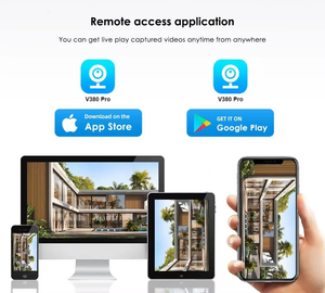 Cámara de Seguridad Solar PTZ con Doble Lente y Vista de 360°, Sistema de Alarma Inalámbrica con Detección de Movimiento, Aplicación Remota 4G, Cámara Solar AOV - Product Image 5