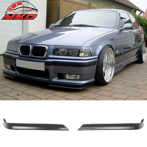 Adapté pour BMW E36 M3 94-99, lèvre de pare-chocs avant en PU non peinte, spoiler avant, paires de séparateurs, accessoire extérieur de haute qualité - Product Image 1