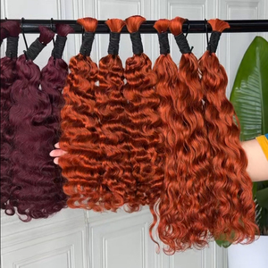 Wholesale Vietnamese Curly Human Hair Bulk <b>for</b> Braiding Raw Virgin Double Weft Boho <b>Braids</b> <b>Extensions</b> Hair Weaving Double Drawn - Product Image 3