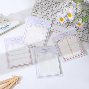HengXin Plan Sticky Note Cute School Supplies Good Quality Stationery Memo <b>Paper</b> <b>Pad</b> with Sticky - Product Image 1