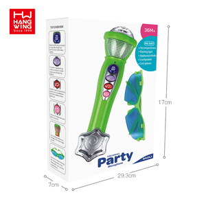 HW TOYS-mini micrófono de música a juego, gafas geniales, batería eléctrica, instrumentos musicales, nuevo producto para niños - Product Image 6
