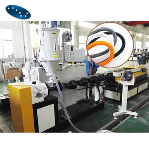 Máquina Extrusora Automática Sevenstars <span class=keywords><strong>para</strong></span> Fabricación de Mangueras de Cachimba de <span class=keywords><strong>Tabaco</strong></span> Corrugado de 12-25 mm, Procesos de Plástico PP PE, Motor PLC - Product Image 2